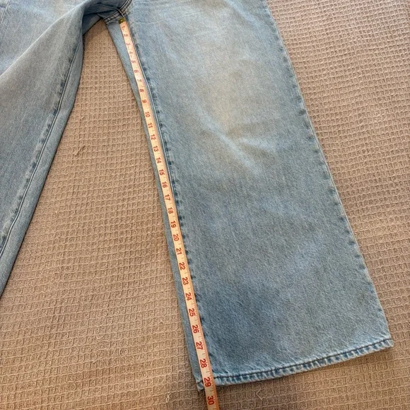 Madewell Superwide-Leg Airy Denim Edition Jean - Ahern wash - Size 30 - Picture 11 of 16